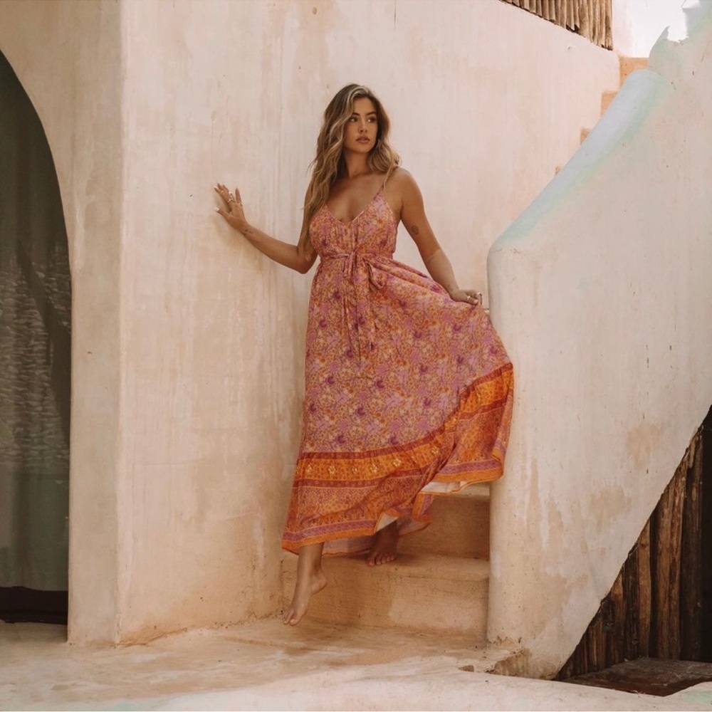 SPELL VILLAGE STRAPPY MAXI